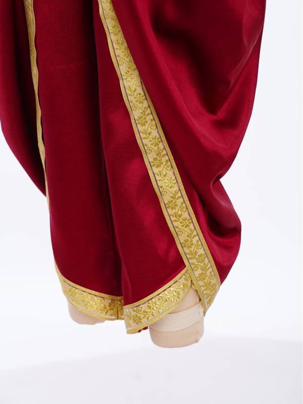 Boys Satin Dhoti Harem Pants Draped Baggy Costume for Halloween, Fancy Dress thumb