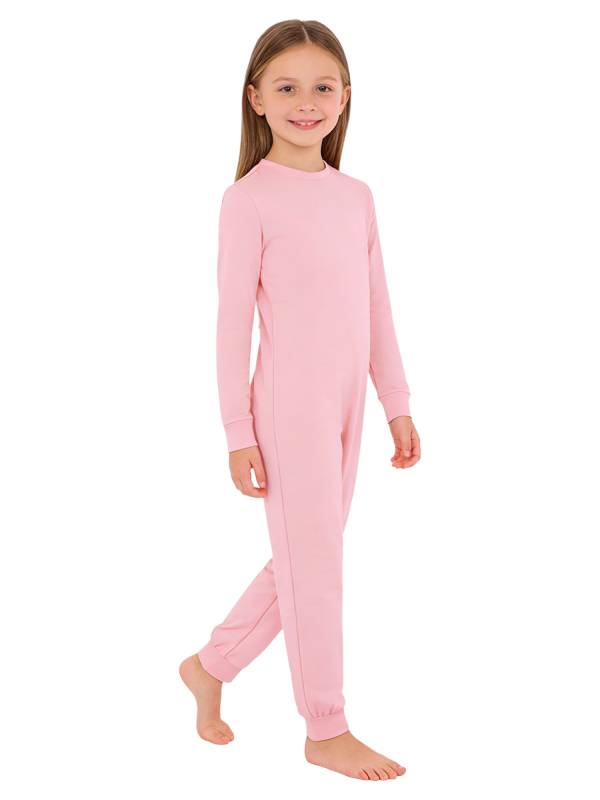 Kids Special Needs Adaptive Clothing Long Sleeve Cotton Autism Sensory Jumpsuit thumb