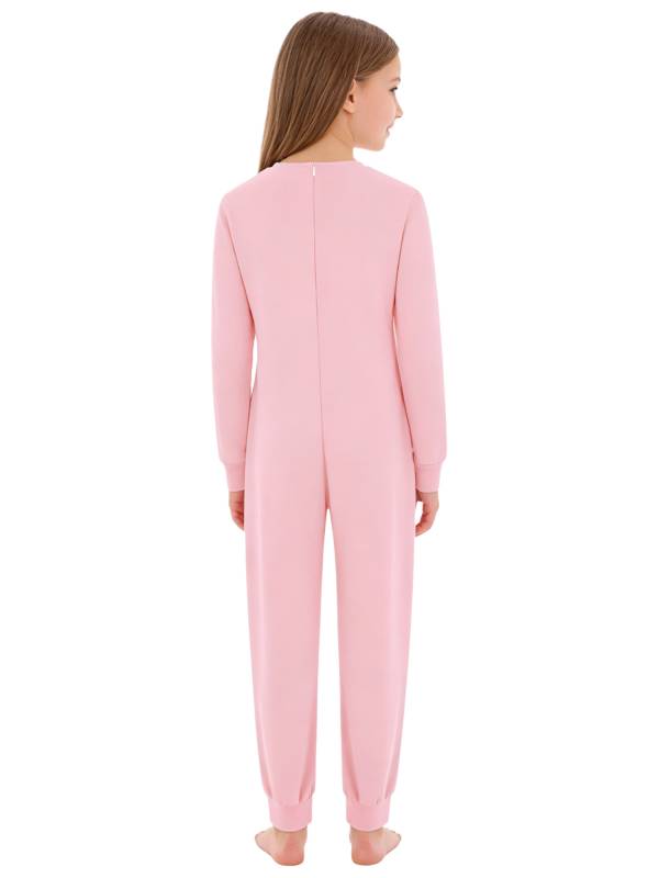 Kids Special Needs Adaptive Clothing Long Sleeve Cotton Autism Sensory Jumpsuit thumb