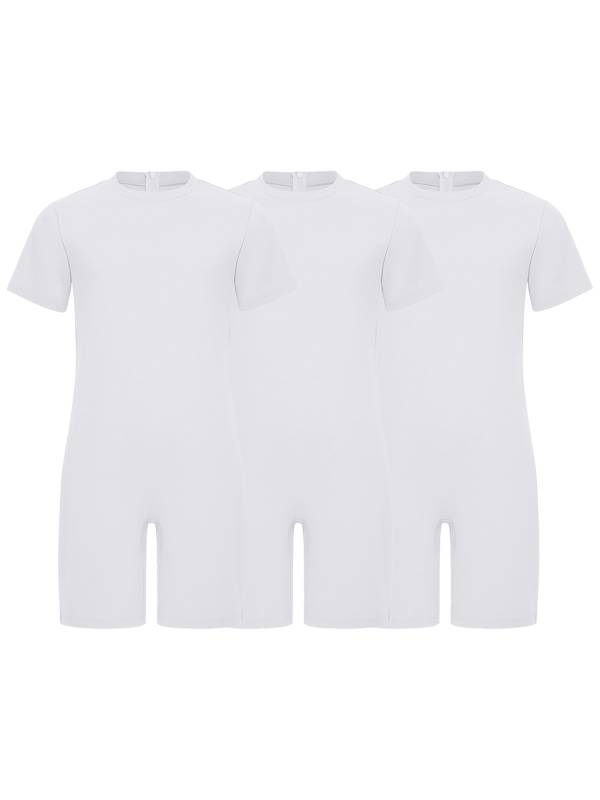 3 Pack Kids Adaptive Jumpsuit Back Zipper Autism Sensory Friendly Clothing thumb