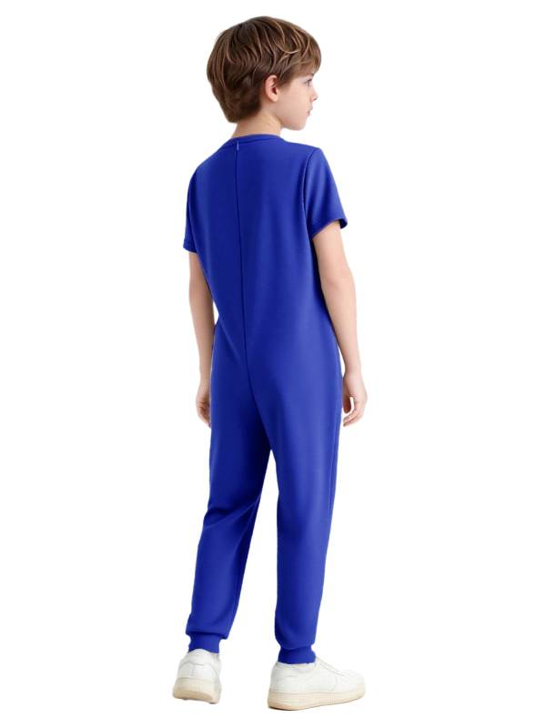Kids Sensory Adaptive Jumpsuit Anti-Strip Full-Body Suit for Autism Special Need thumb