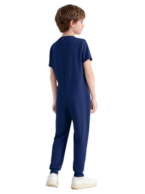Kids Sensory Adaptive Jumpsuit Anti-Strip Full-Body Suit for Autism Special Need thumb