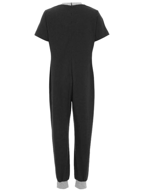 Boys Girls Short Sleeve Adaptive Jumpsuit Back Zipper Autism Sensory Clothes thumb