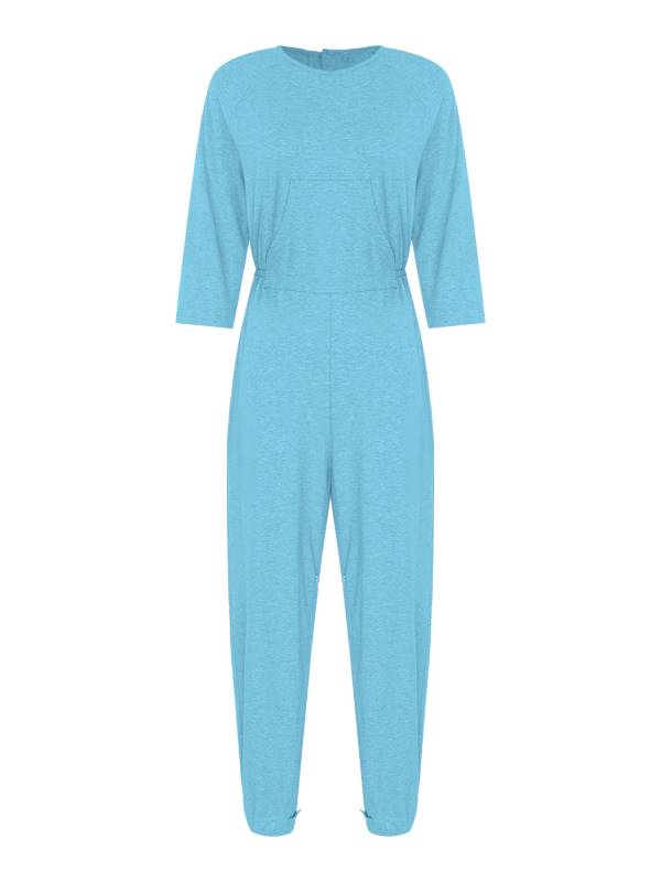 Unisex Adult Long Sleeve Anti-Strip Adaptive Jumpsuit for Dementia, Special Need thumb