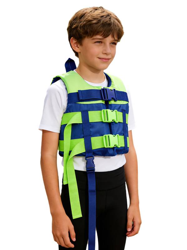 Kids Adjustable Buoyancy Life Vest Hi-vis Safety Jacket for Swimming, Snorkeling thumb