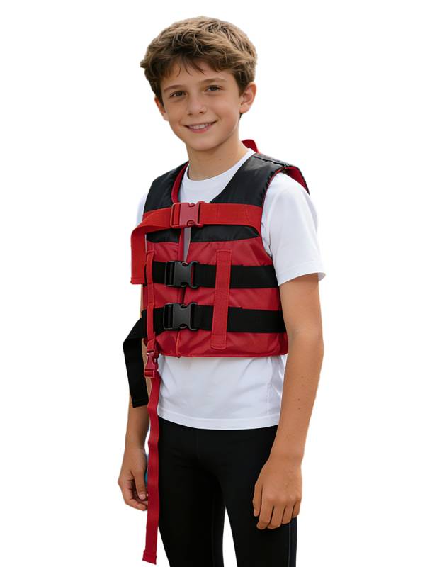 Kids Adjustable Buoyancy Life Vest Hi-vis Safety Jacket for Swimming, Snorkeling thumb