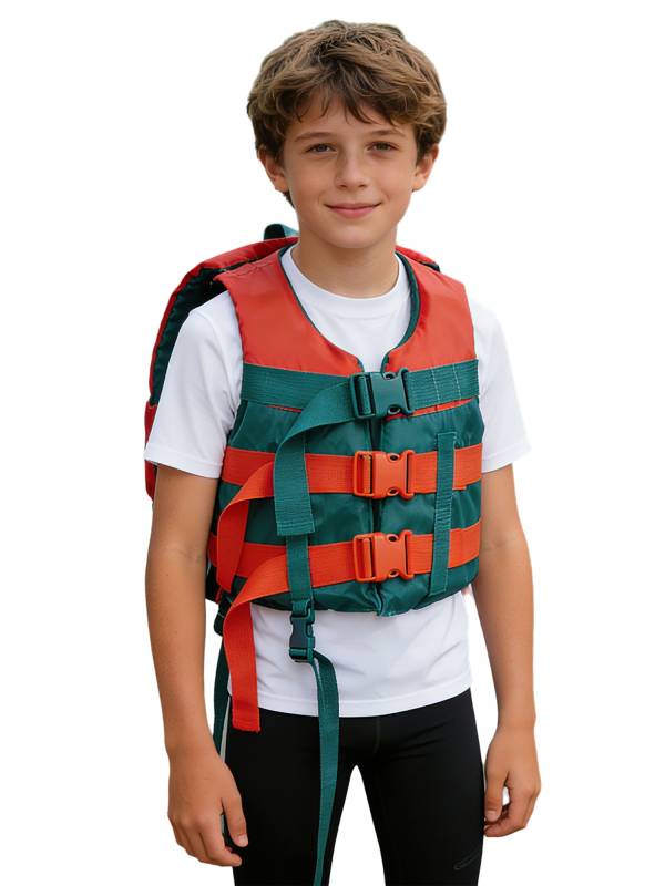 Kids Adjustable Buoyancy Life Vest Hi-vis Safety Jacket for Swimming, Snorkeling thumb