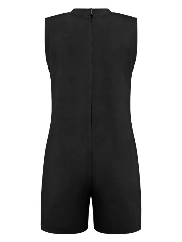 Kids Adaptive Romper Sleeveless Back Zipper Sensory Friendly for Special Needs thumb