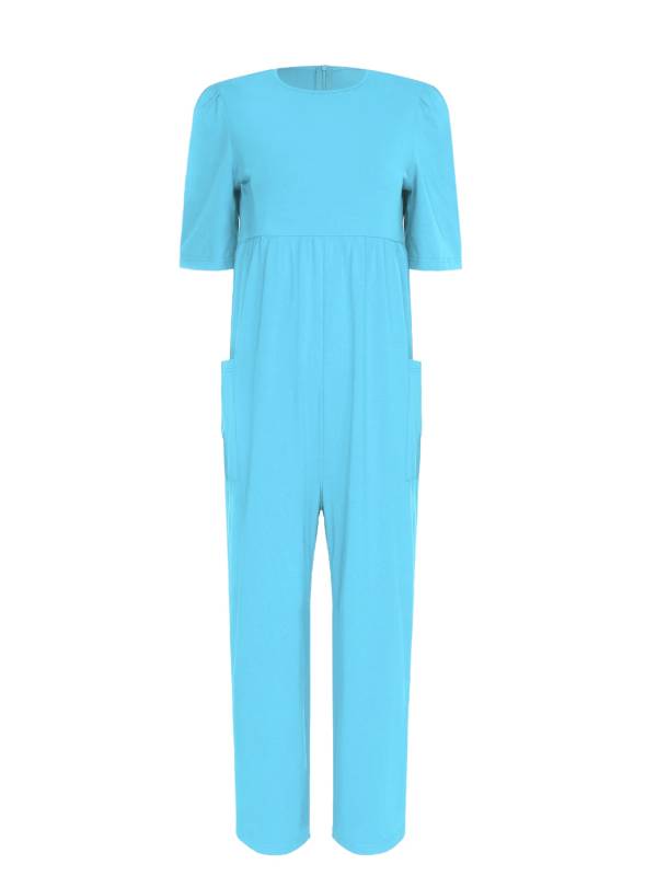 Women Adaptive Anti-Strip Jumpsuit Secure Back Zipper for Alzheimer's & Dementia thumb
