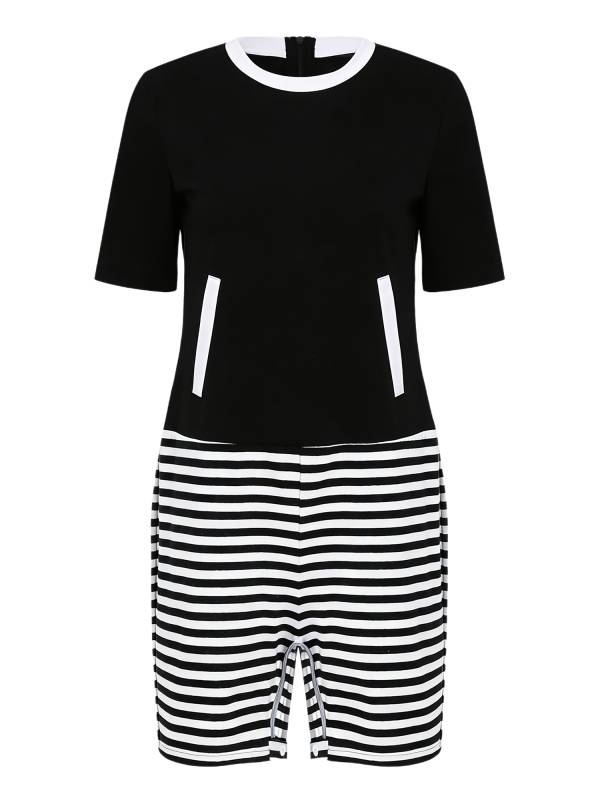 Women Adaptive Anti-Strip Romper Back Zipper Jumpsuit for Dementia, Alzheimer's thumb