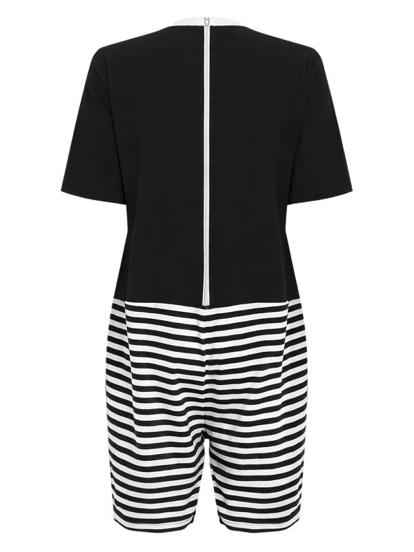 Women Adaptive Anti-Strip Romper Back Zipper Jumpsuit for Dementia, Alzheimer's thumb