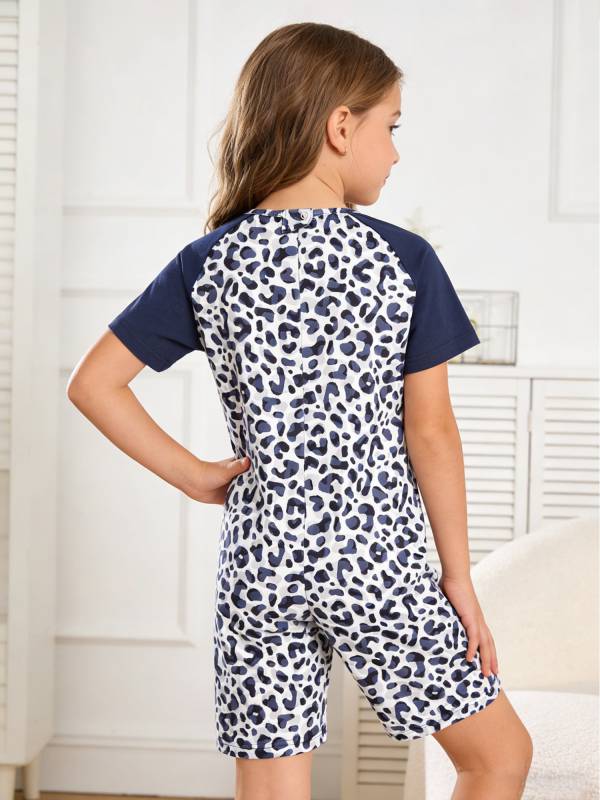 Kids Special Needs Adaptive Clothing Cute Printed Anti-strip Jumpsuit thumb