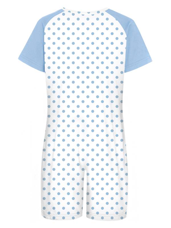 Kids Special Needs Adaptive Clothing Cute Printed Anti-strip Jumpsuit thumb