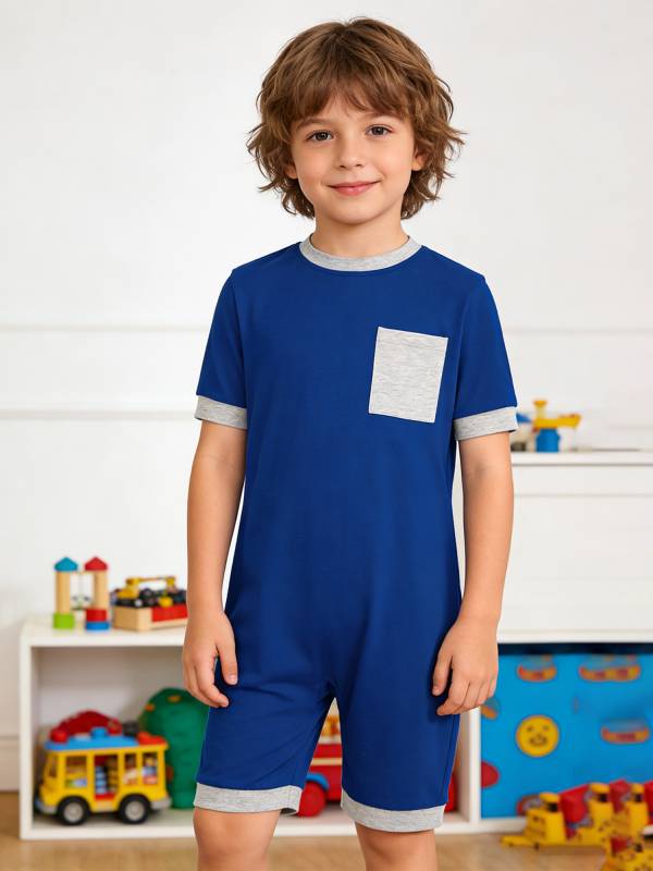 Kids Adaptive Anti-Strip Romper for Special Needs, Autism & Sensory Support thumb
