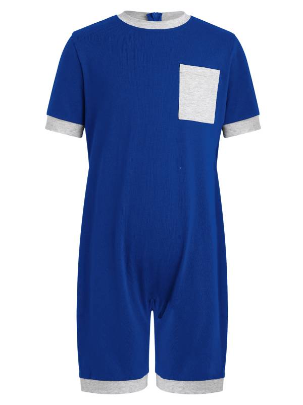 Kids Adaptive Anti-Strip Romper for Special Needs, Autism & Sensory Support thumb