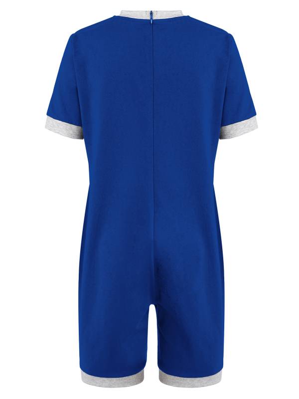 Kids Adaptive Anti-Strip Romper for Special Needs, Autism & Sensory Support thumb
