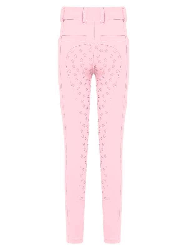 Kids Equestrian Full Seat Breeches Anti-Slip Riding Leggings with Multi-Pocket thumb