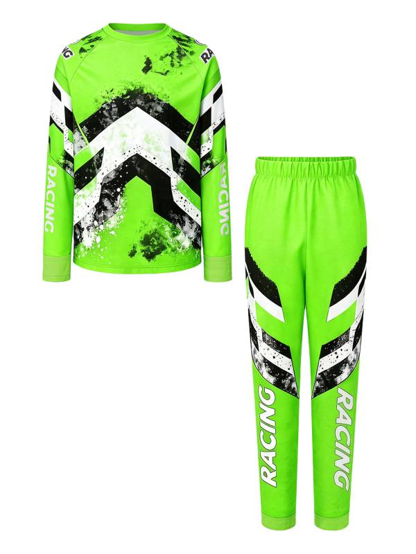 Boys Motocross 2-Piece Jersey & Pants Set for Off-Road & Mountain Biking thumb