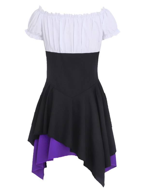 Girls Medieval Renaissance Dress Vintage Halloween Carnival Costume thumb