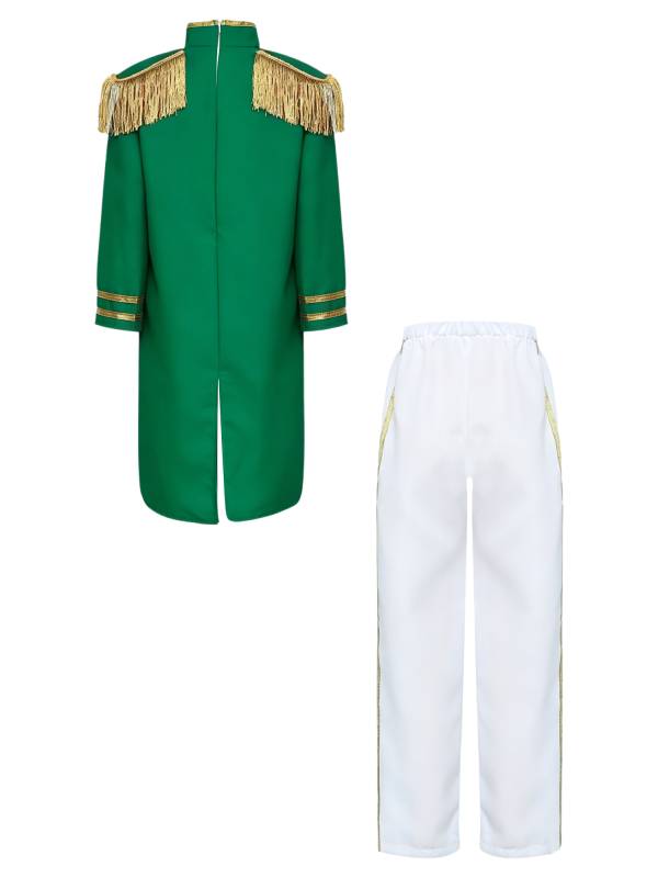 Boys Costume Coat Top Outfit Performance Set Court Photo Shooting Formal Theme thumb