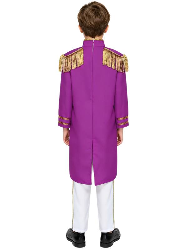 Boys Costume Coat Top Outfit Performance Set Court Photo Shooting Formal Theme thumb