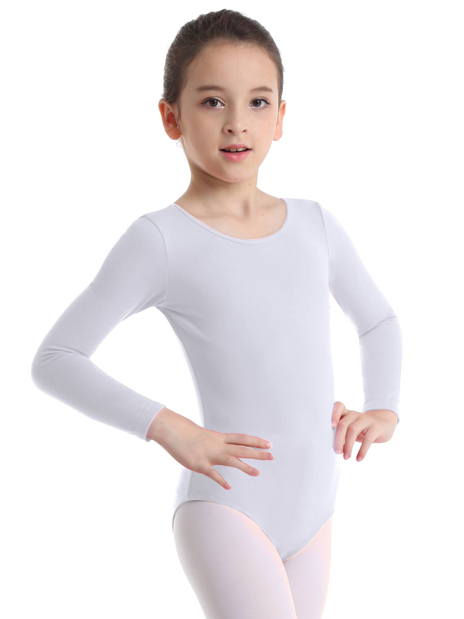 Girls Long Sleeve Ballet Dance Leotard