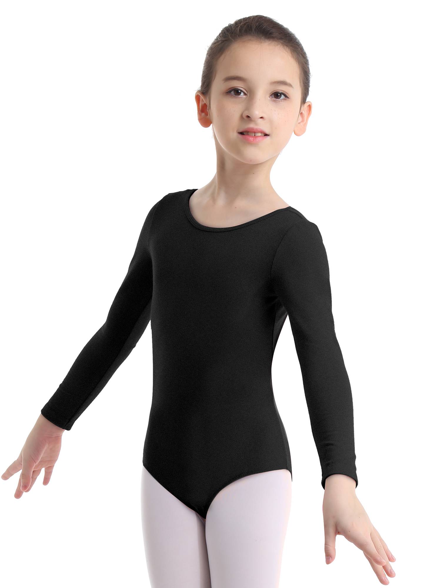 Girls Long Sleeve Ballet Dance Leotard