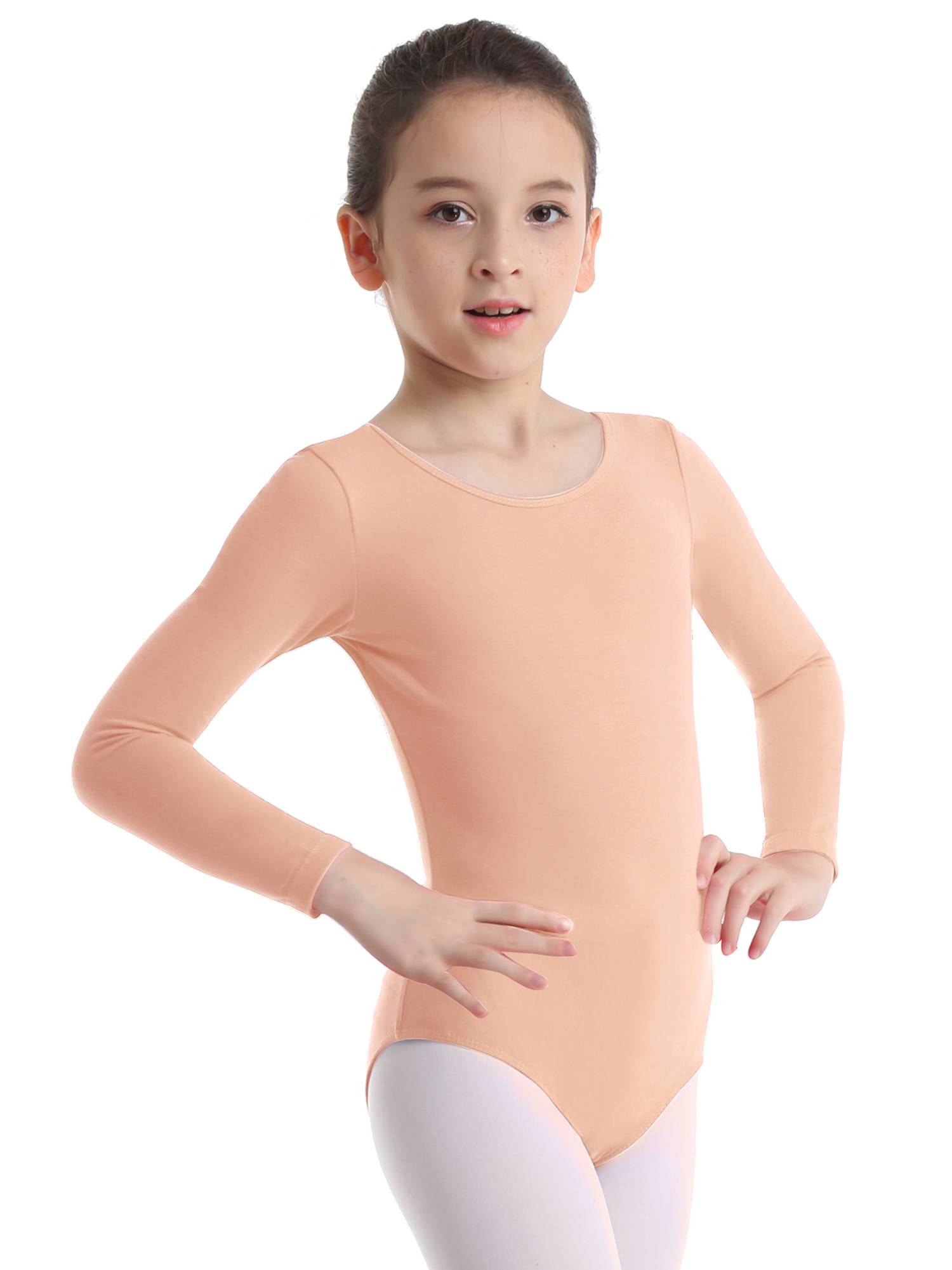 Girls Long Sleeve Ballet Dance Leotard