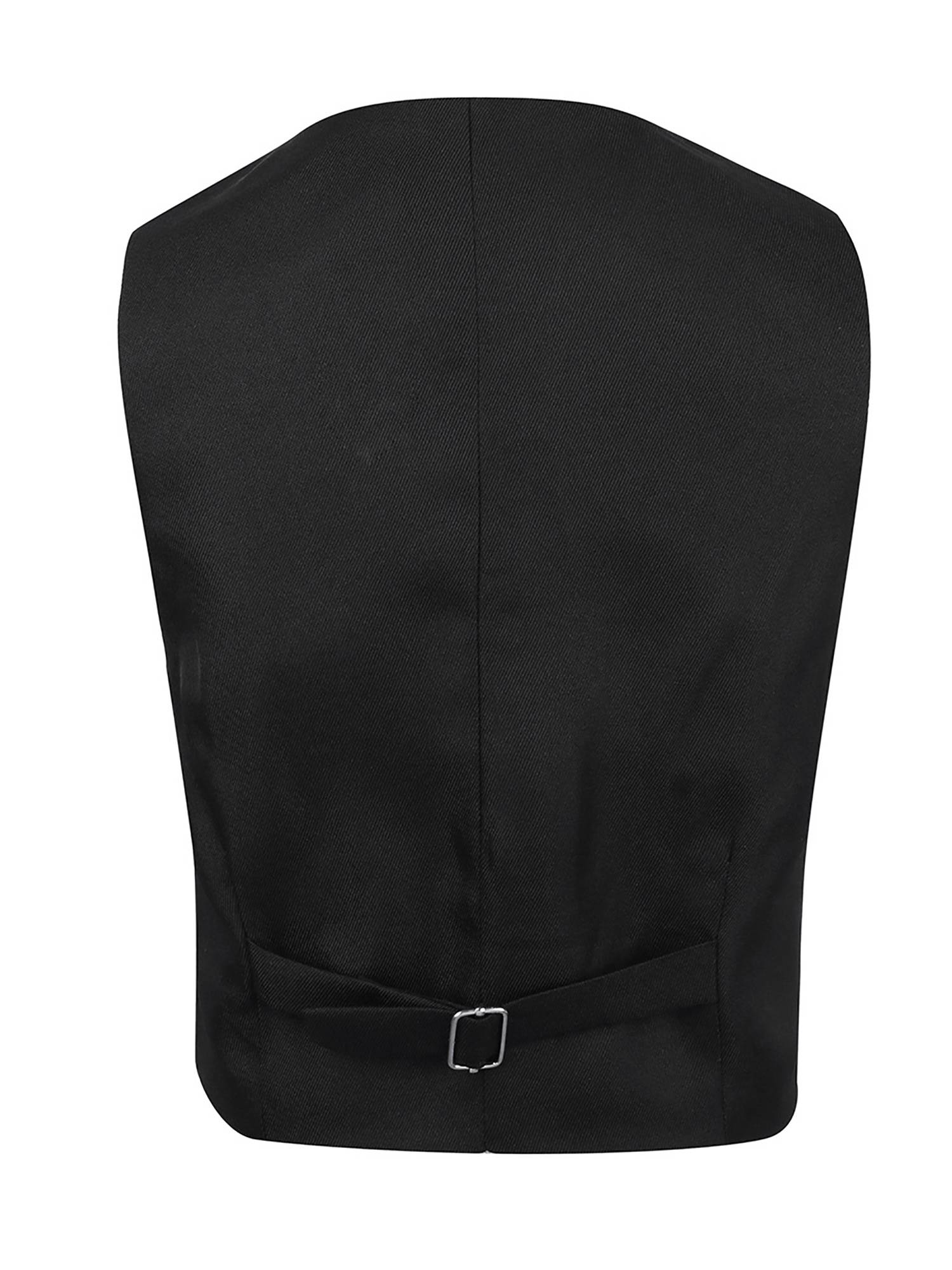 Kids Boys Sleeveless Glossy Gentleman Formal Vest