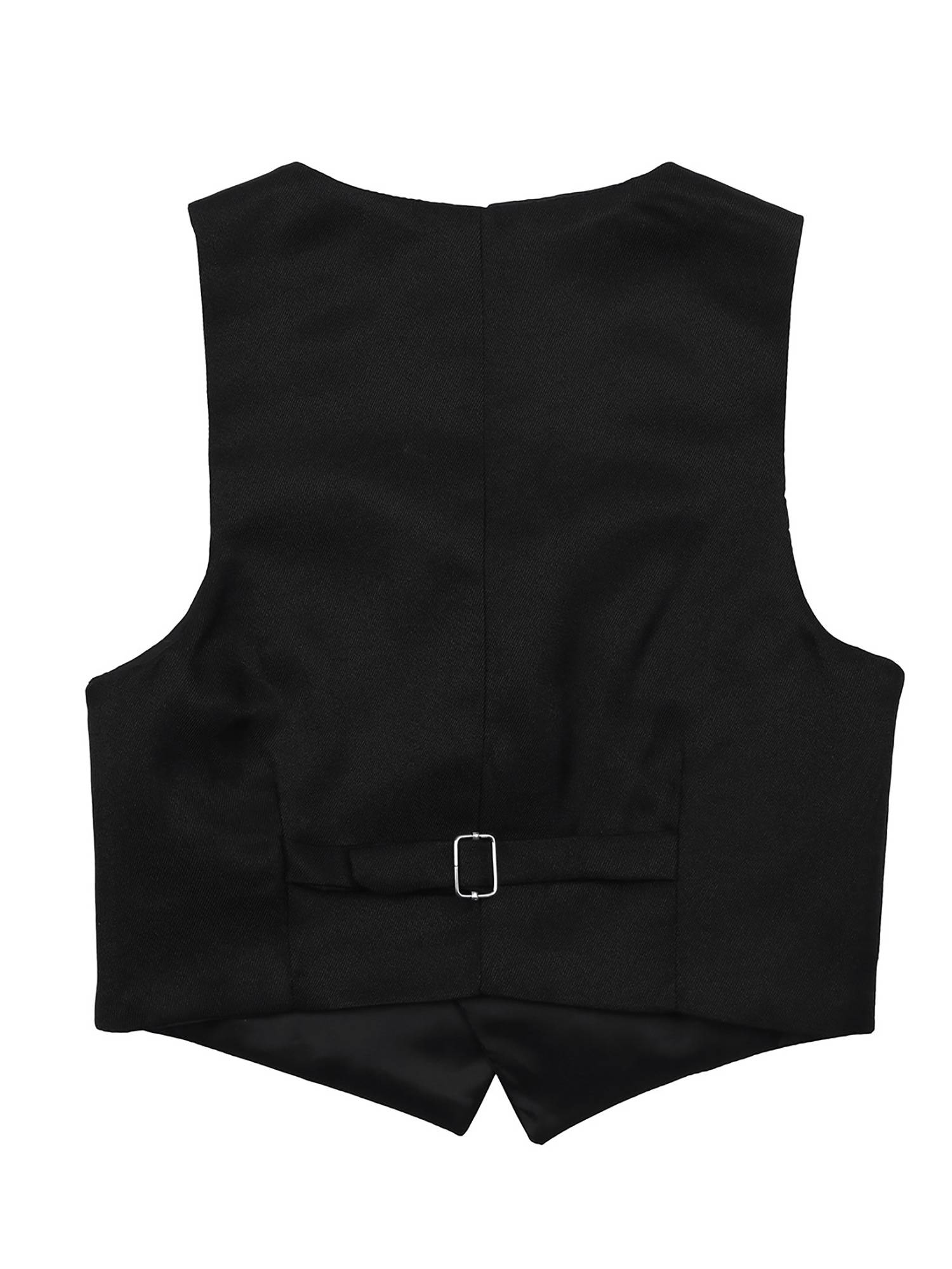Kids Boys Sleeveless Glossy Gentleman Formal Vest
