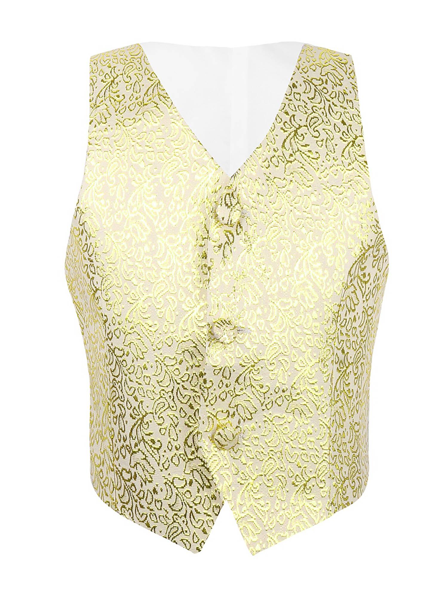 Kids Boys Sleeveless Glossy Gentleman Formal Vest