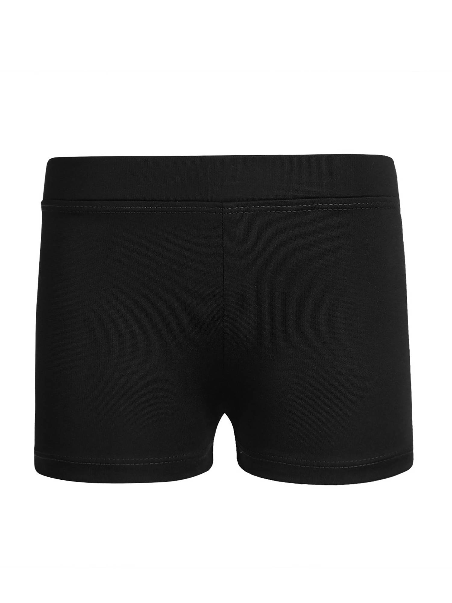 Kids Girls Low Rise Activewear Shorts for Yoga Sports
