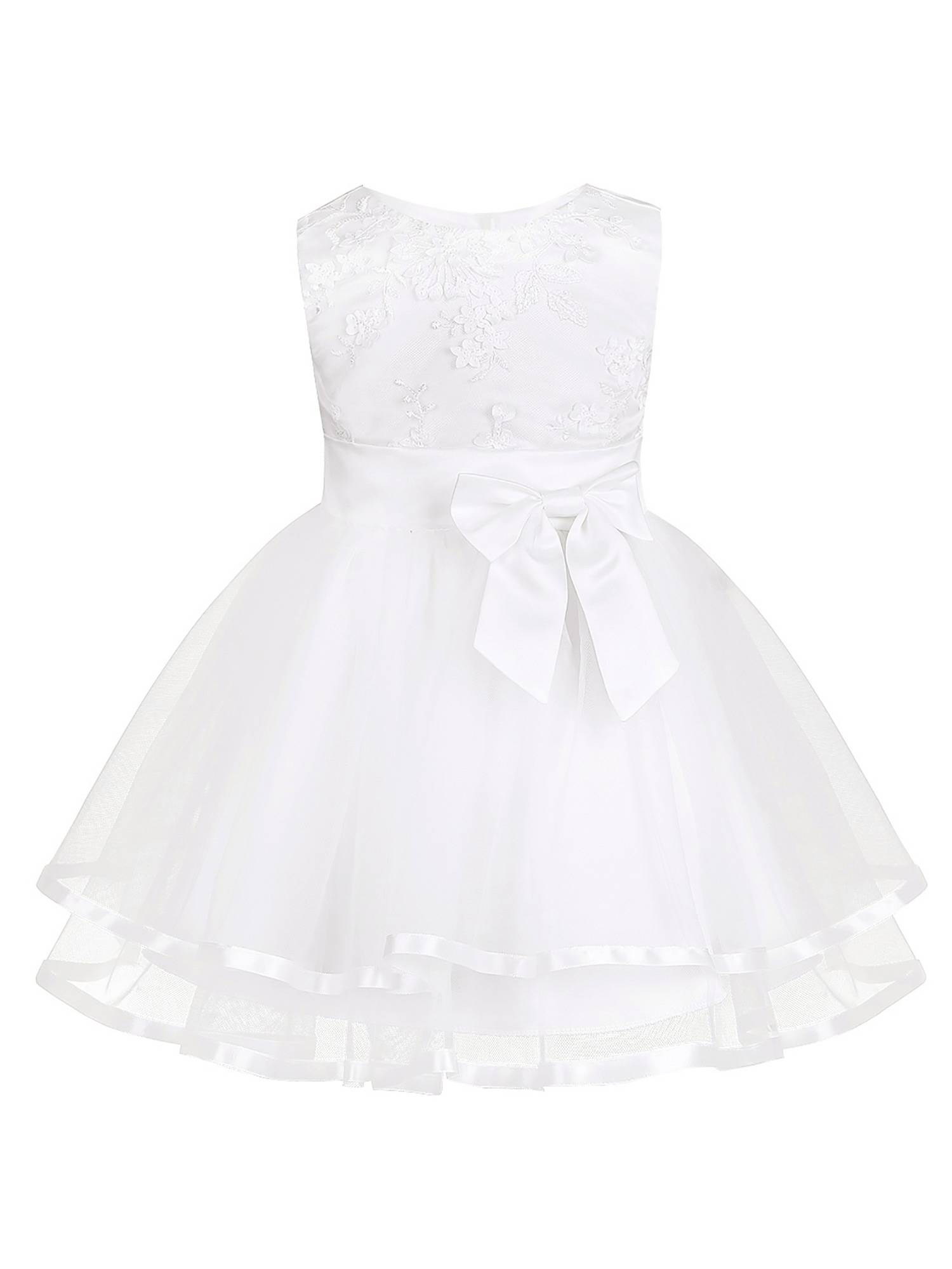Baby Girls Embroidered Flower Dress