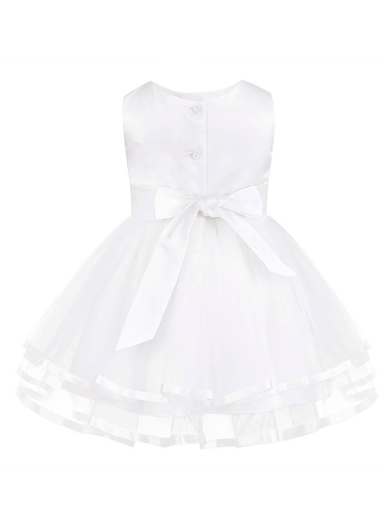 Baby Girls Embroidered Flower Dress