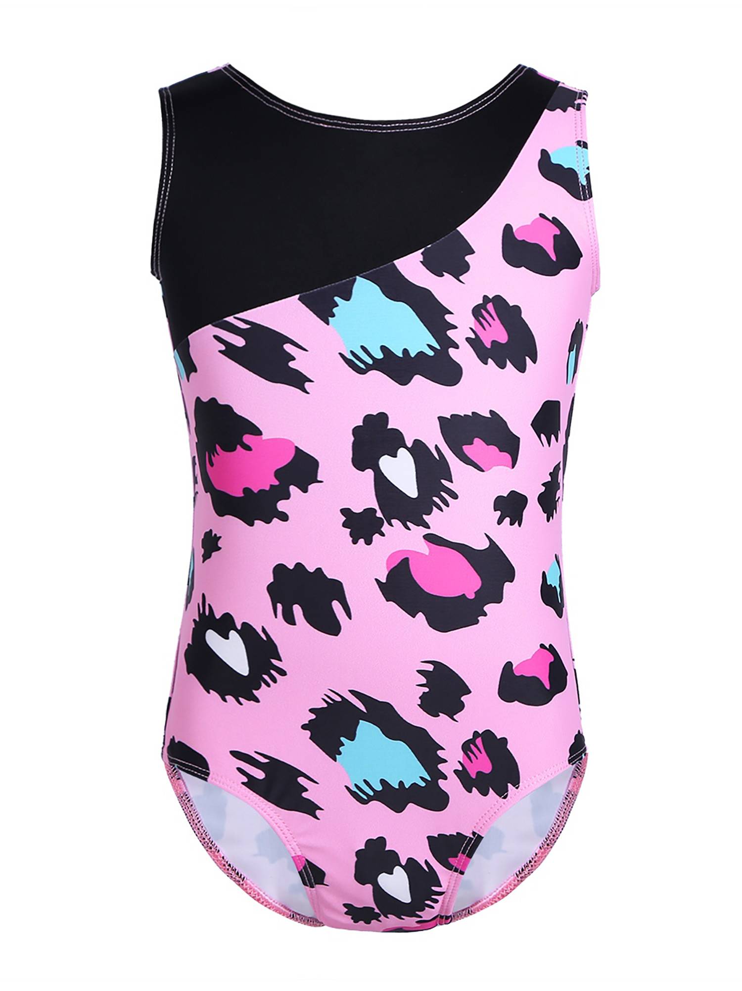 Kids Girls Sleeveless One-piece Ballet Gymnastics Leotard