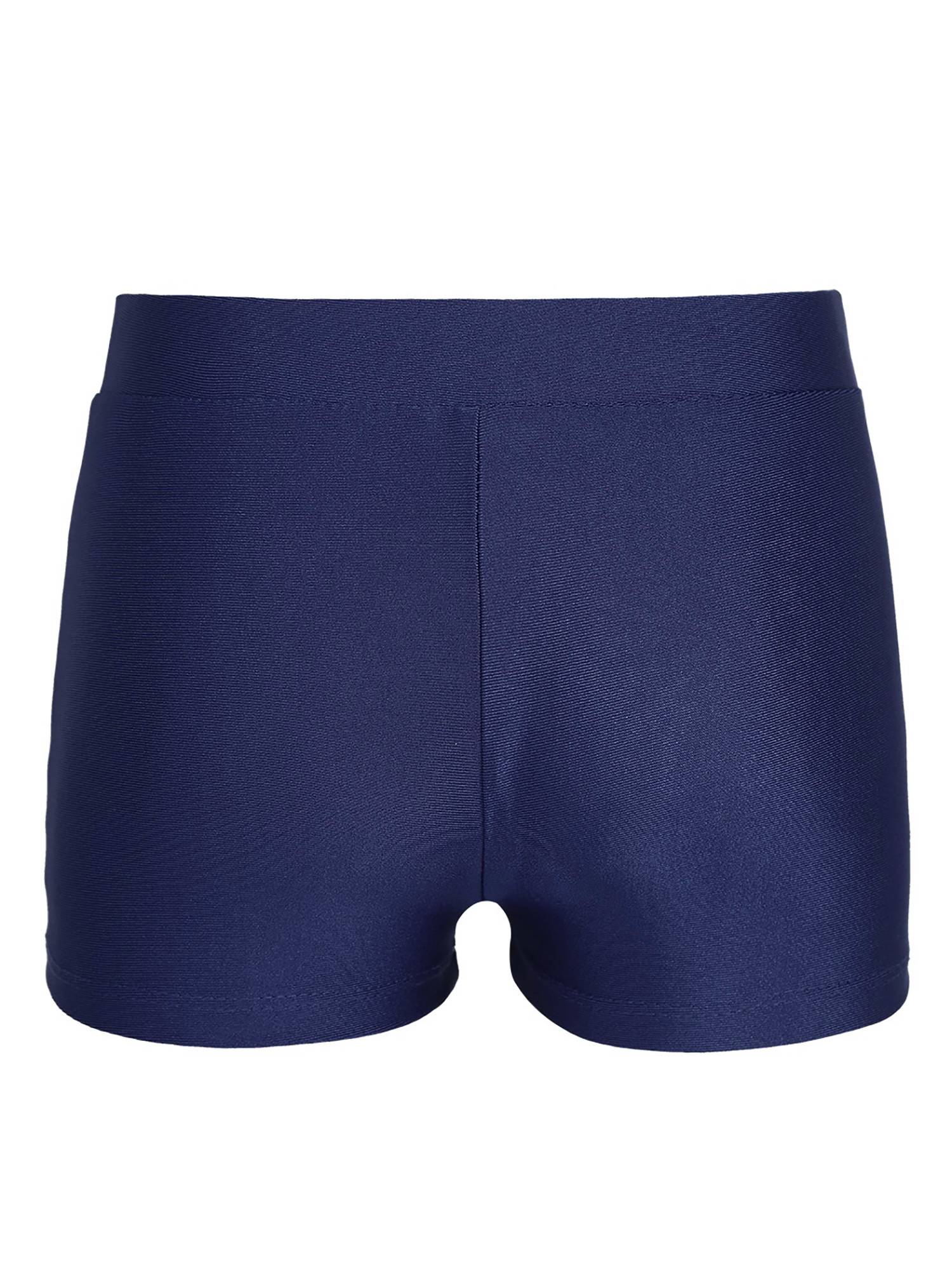 Kids Girls V-front Waistband Slim Fit Sports Shorts