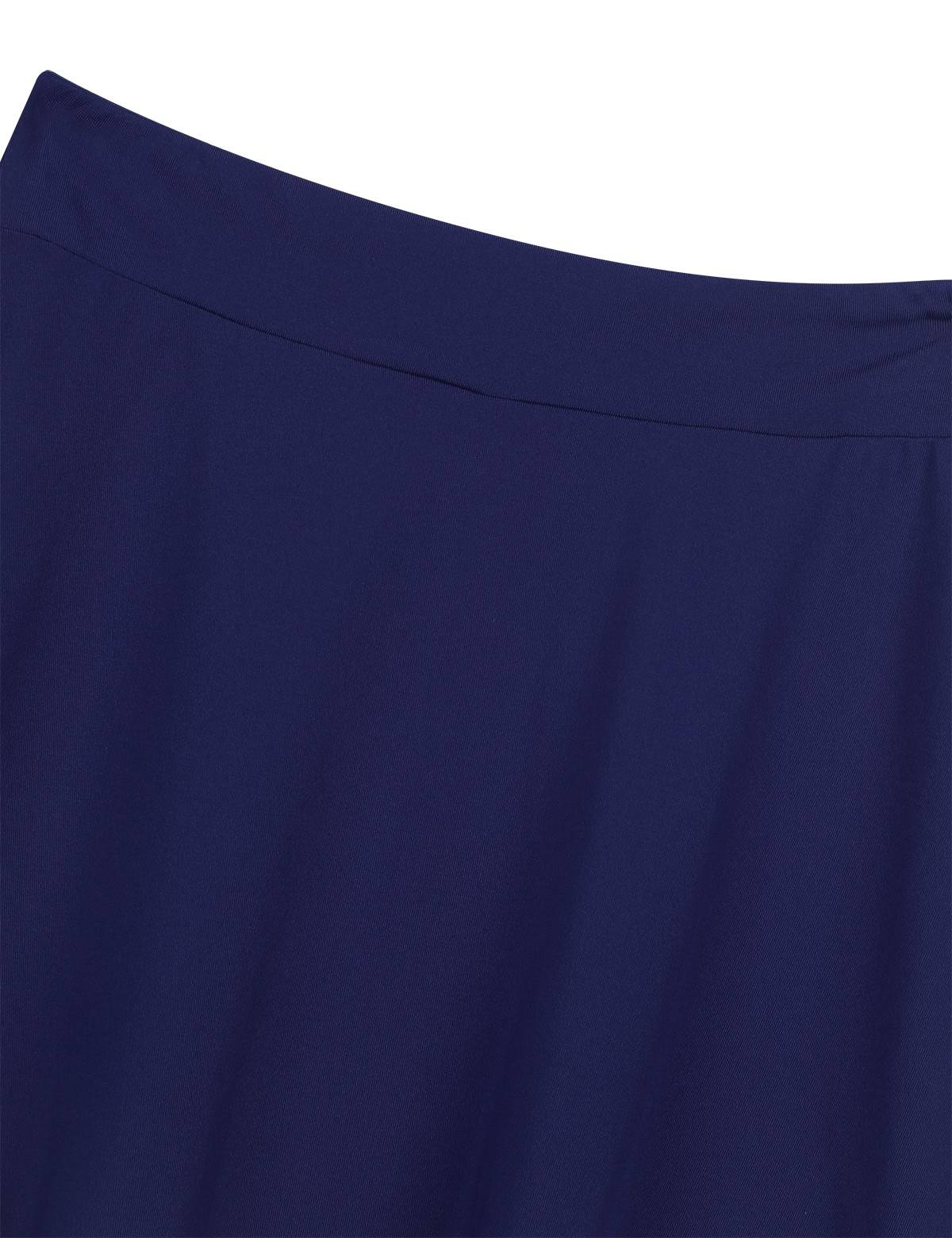 Girls Solid Color Knee Length A-Line Lyrical Dance Skirt