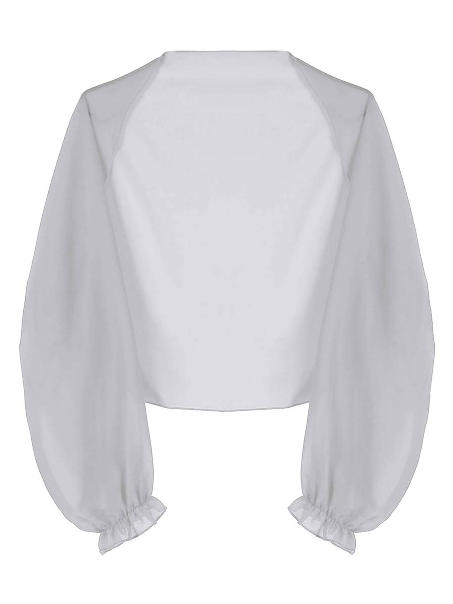 Women Sheer Chiffon Long Raglan Sleeve Open Front Kimono Cardigan