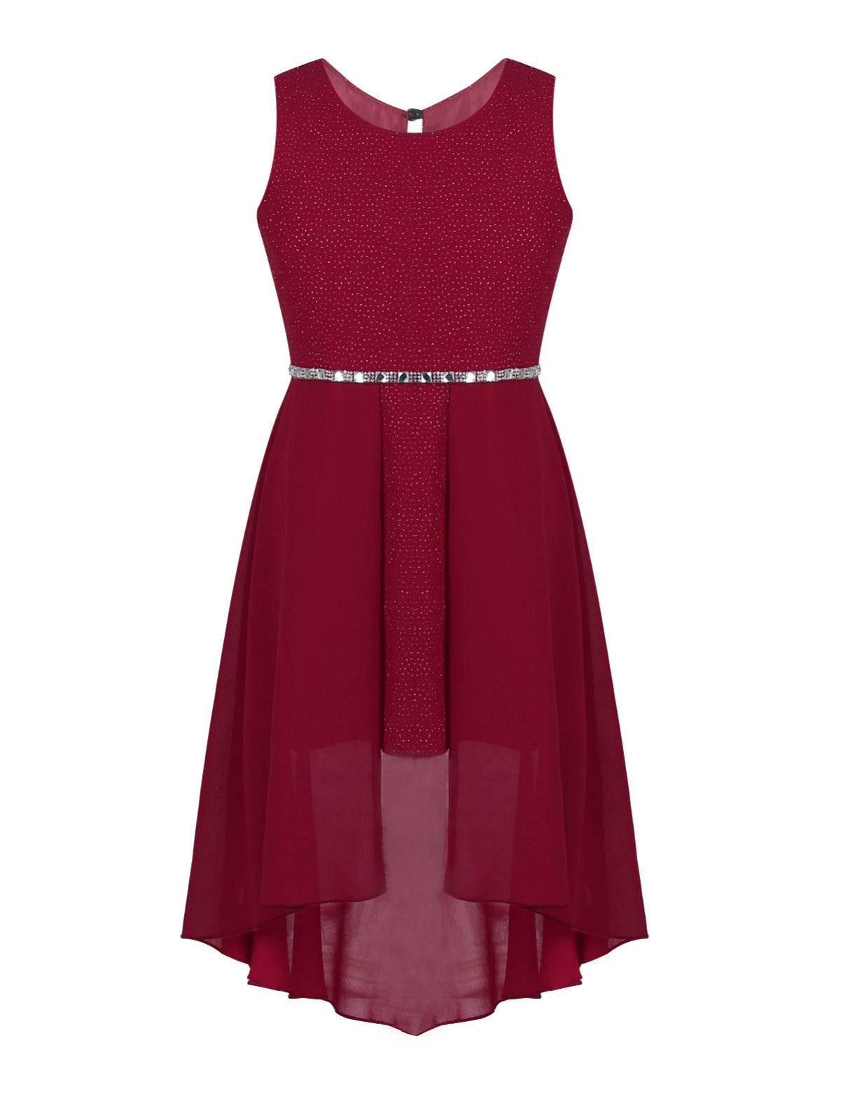 Todller/Kids Girls Sparkly High-Low Dress