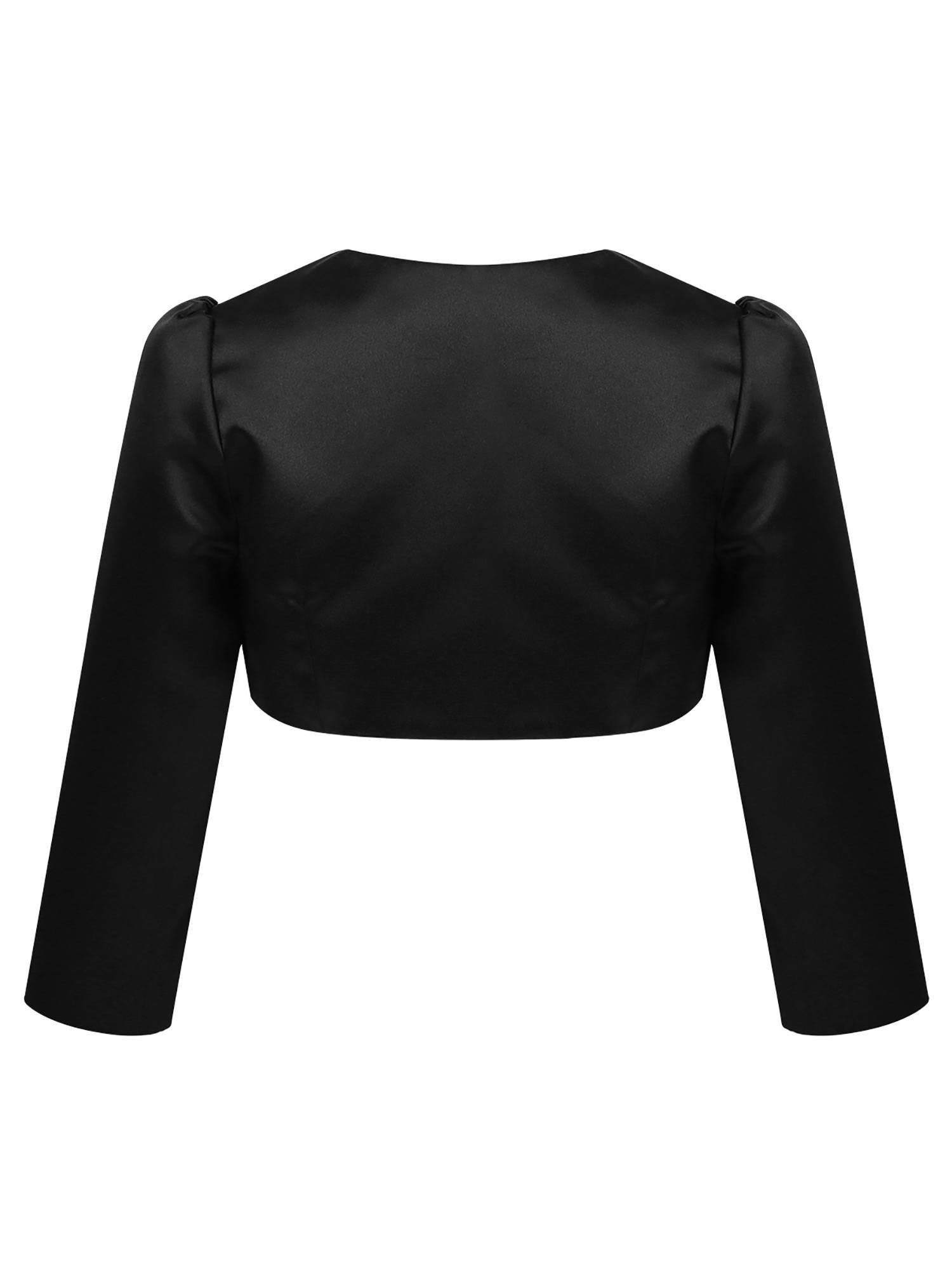 Toddler/Kids Girls Flower Long-sleeve Jacket Bolero