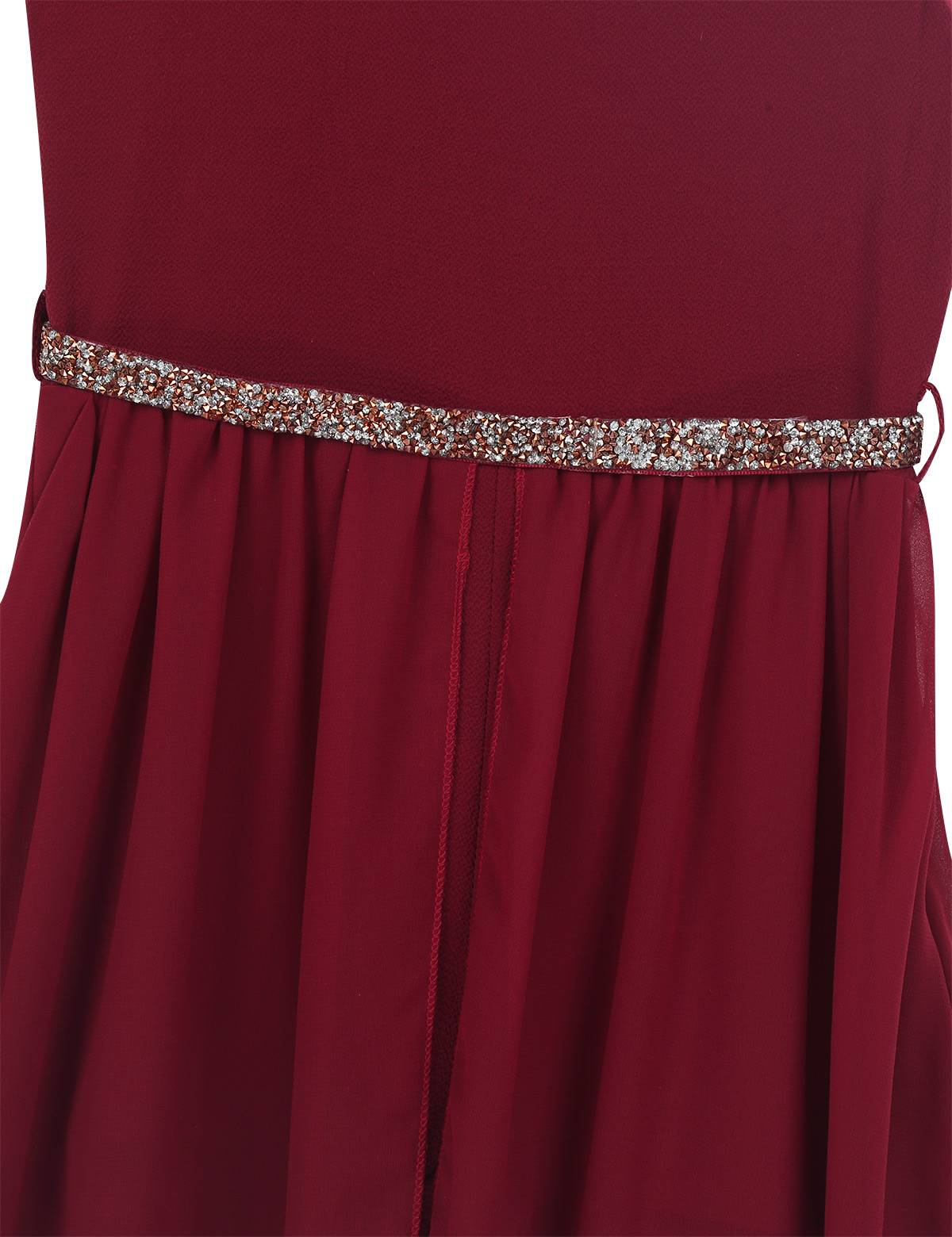 Kids Girls Sleeveless V Neck Short Jumpsuit Romper Maxi Party Dress