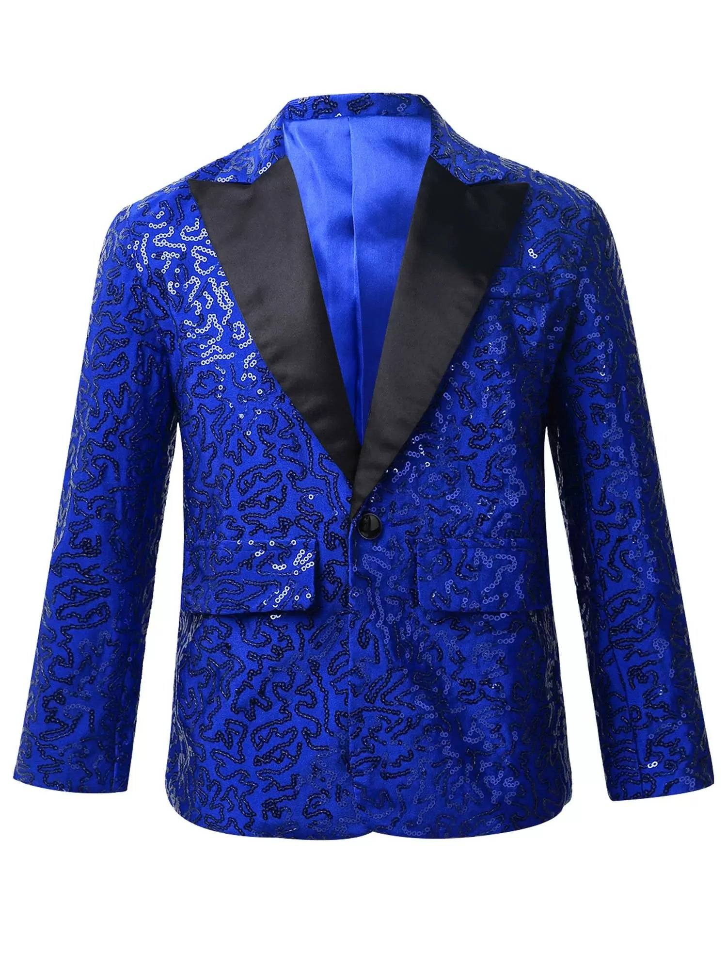 Kids Boys Sequin Blazer