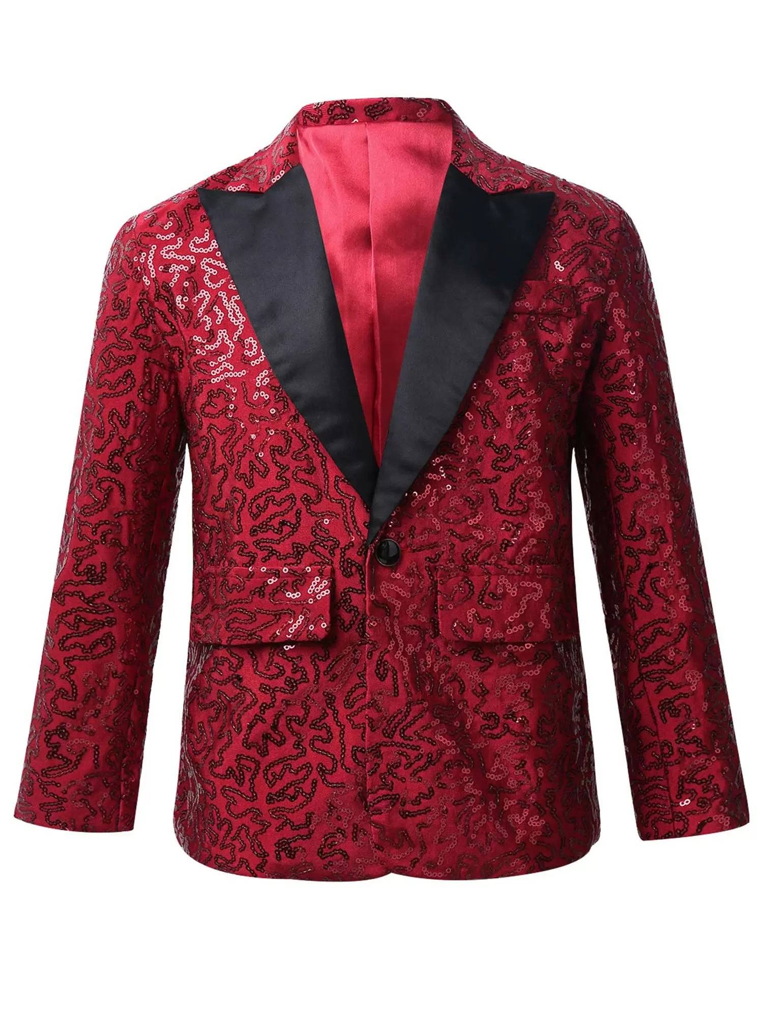 Kids Boys Sequin Blazer