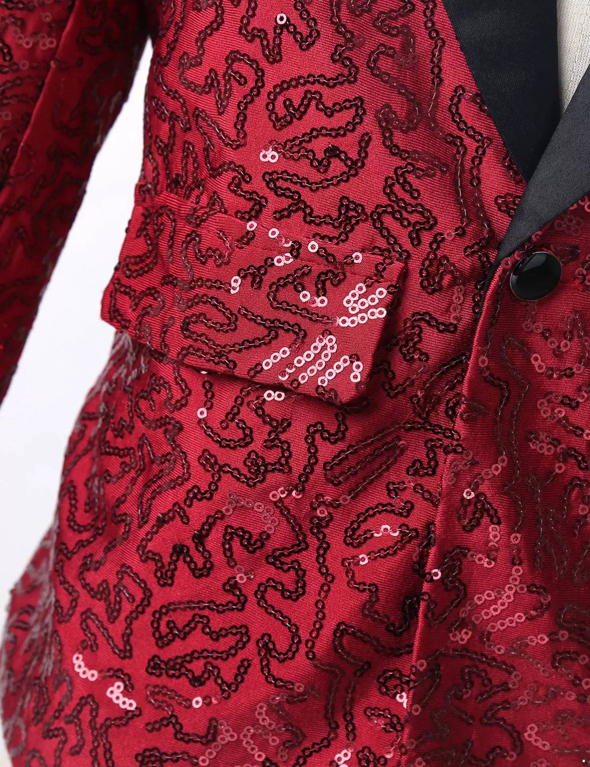 Kids Boys Sequin Blazer