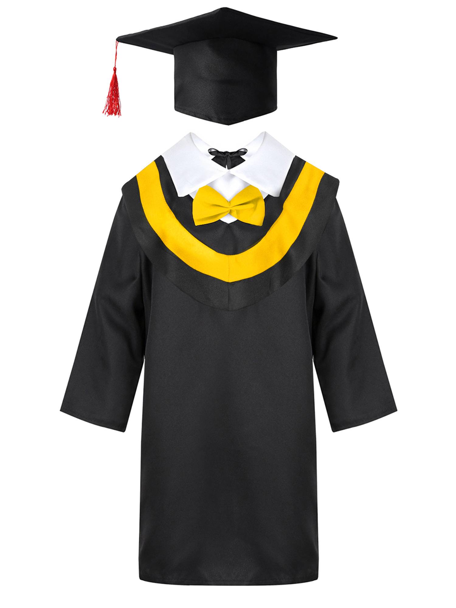 Kids Primary School Graduation Gown with Tassel Cap