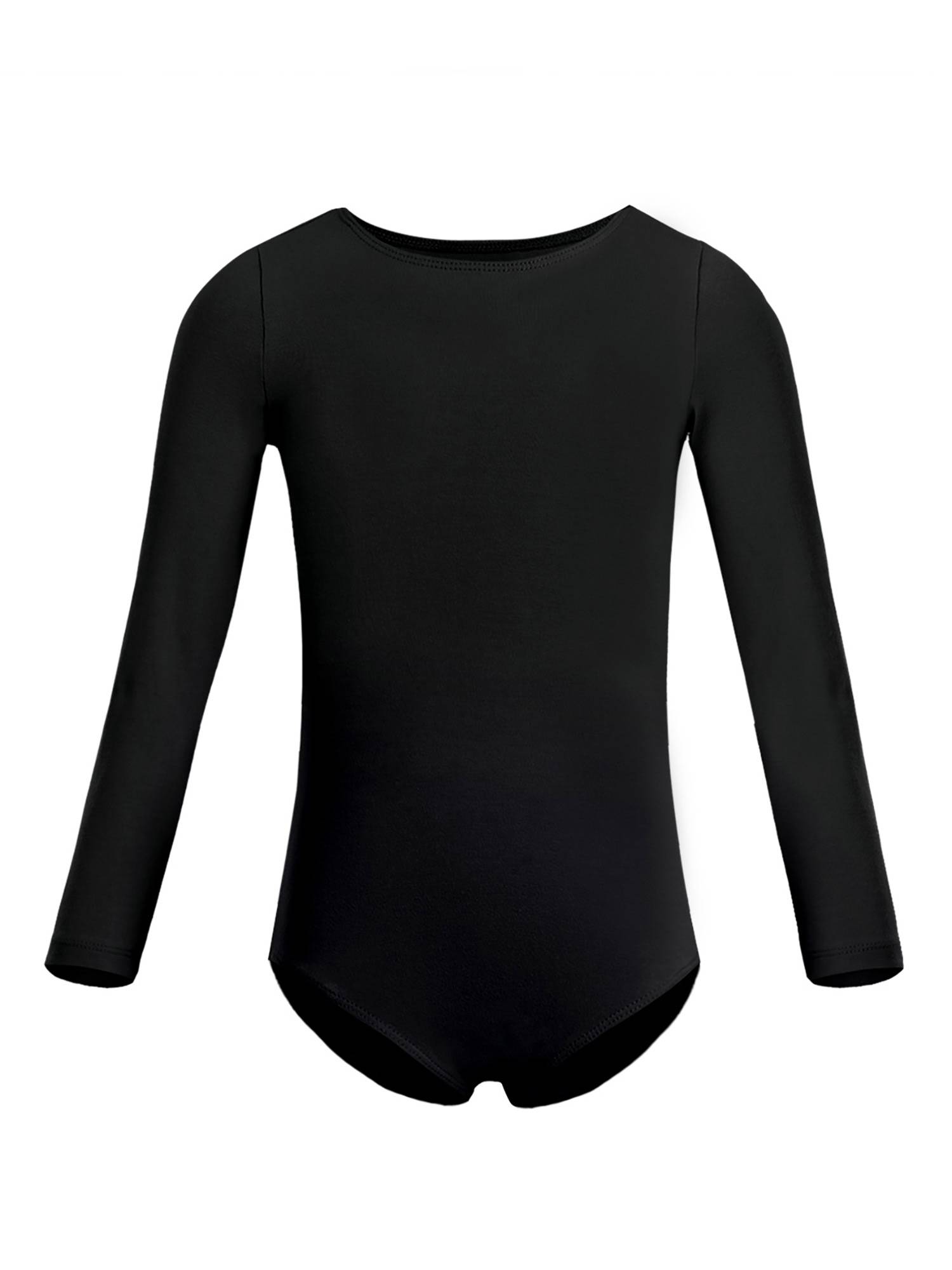 Girls 2pcs Cotton Long Sleeves Leotard with Chiffon Skirt Ballet Dance Set