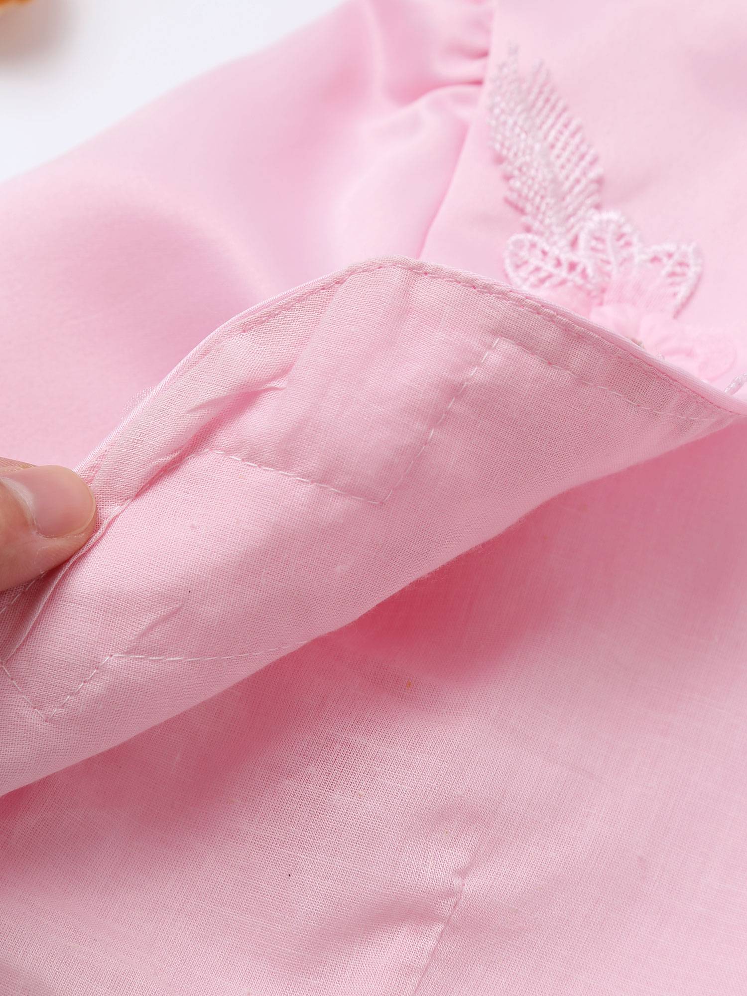 Toddler/Kids Girls Embroidered Long-sleeve Bolero Shawl