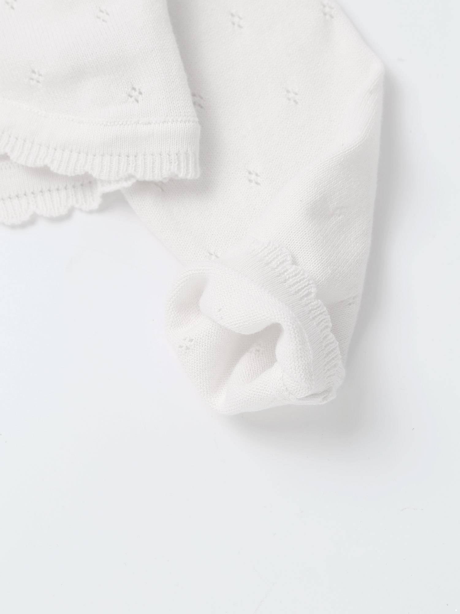 Toddler/Kids Girls Christmas Solid Long-sleeve Cotton Cardigan Bolero