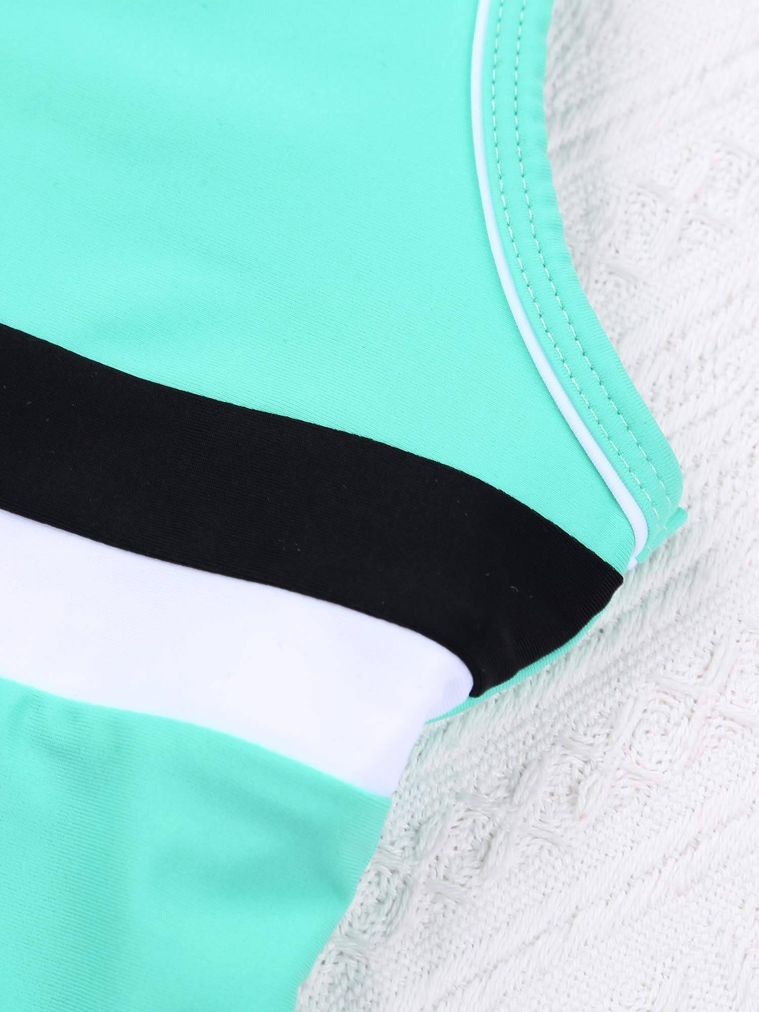 Girls Two Pieces Swim Tanks and Shorts Beachwear Set