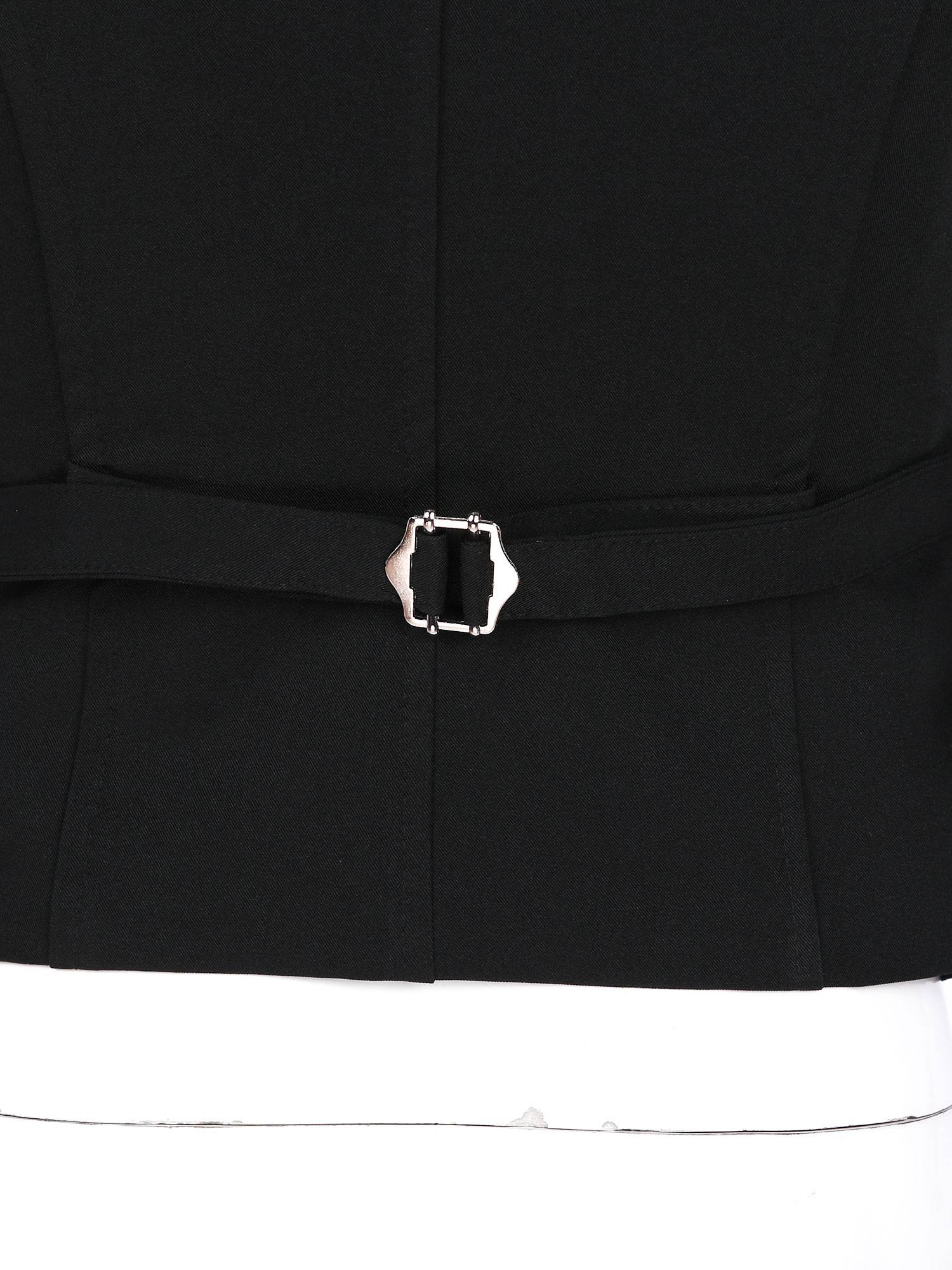 Women V Neck Double-Breasted Button Party Vest